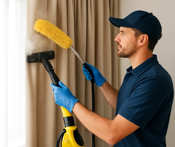 Trusted residential curtain cleaning technician Matty Curtain Cleaning rose-bay-nsw QLD